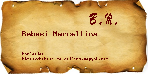 Bebesi Marcellina névjegykártya